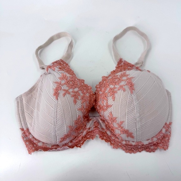 Wacoal Pink Lace Underwire Bra Intimates - Picture 1 of 7